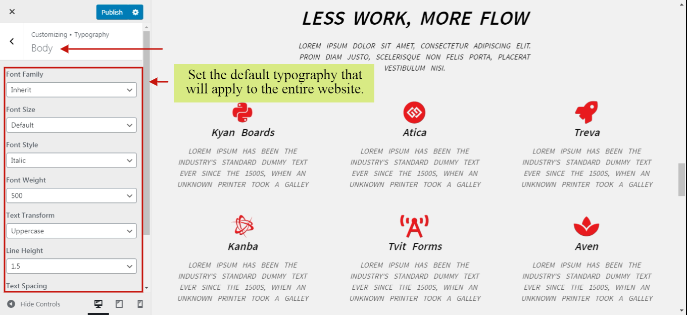 Typography Editing Typography Editing
