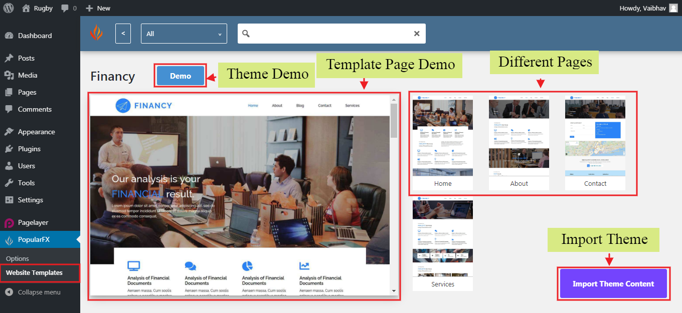 Website Templates Import Website Templates Import