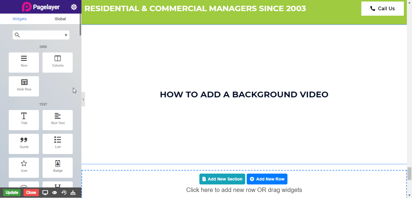 background video background video