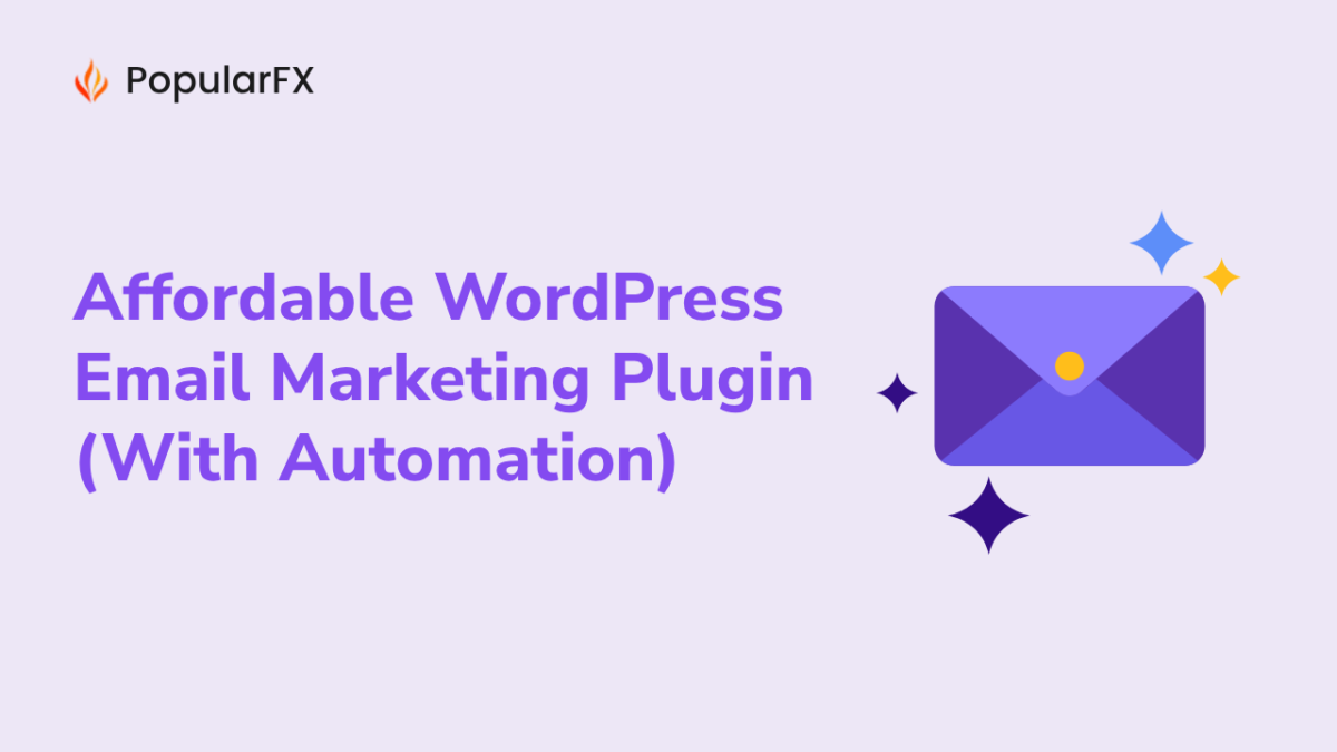 Affordable WordPress Email Marketing Plugin (With Automation)